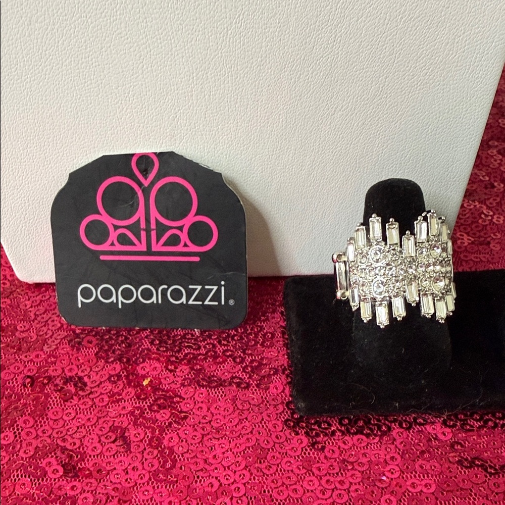 Paparazzi Silver Glam Ring